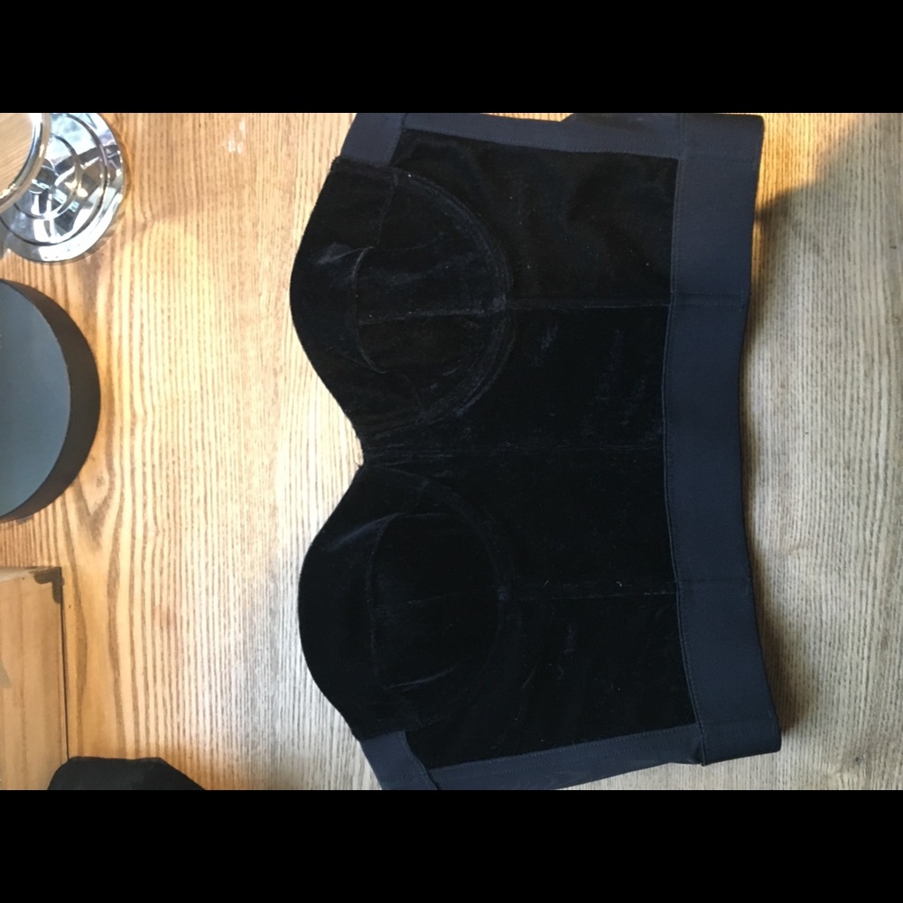 Forever 21 Velvet Bustier